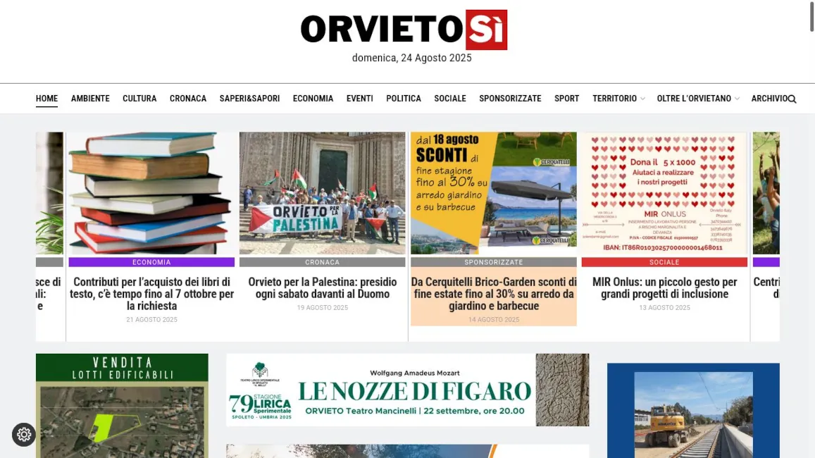 screenshot sito orvietosi.it